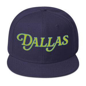 Dallas Embroidered Snapback Hat